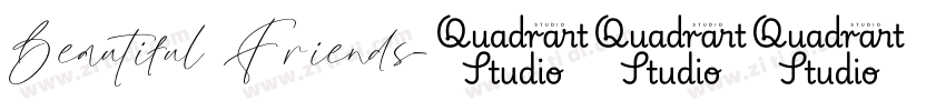 Beautiful Friends字体转换